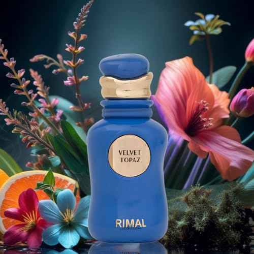 Velvet Topaz Long Lasting Arabian Perfumes for Women ? Eau de Parfum Spray 100ML (3.4 OZ) ? A Sophisticated Blend of Citrus, Spice & Woody Notes ? Ladies Perfume & Premium Gift for Women