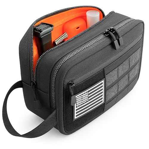 Professional Tactical Toiletry Bag for Men - Extra Large Wet & Dry Compartment Separate Dopp Kit, Tactical Molle Travel Toiletry Bag ? Perfect Mens Toiletry Travel Bag or Dopp Kit Men