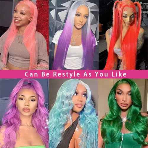 613 Lace Front Wig Human Hair 13x4 HD Transparent Straight Wigs Human Hair Blonde Lace Front Wigs Pre Plucked Glueless Wig Human Hair 180% Density Blonde Lace Frontal Wigs 22INCH