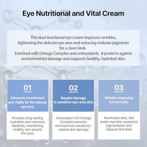 Intensive Eye Concentrate 2.03 fl oz /60ml for Wrinkle Firming Anti Aging Care Korean Skincare