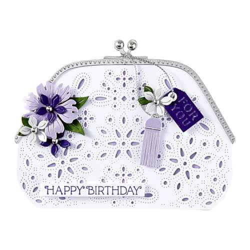 Spellbinders S5-658 Gorgeous You Makeup Bag Etched Dies from The Gorgeous You Collection