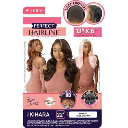 Outre Lace Front Wig - Perfect Hair Line 13X6 - Kihara (LR613/HEAVENLY PINK)