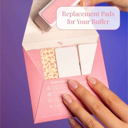 Beauty Nuggets My Nails Are Perfect Nail Care Kit, Ultimate Shine 3 Way Nail Buffing Block, Cuticle Cream, Nail File and Replacement Buffer Pads (My Nails Are Perfect Nail Care Kit)
