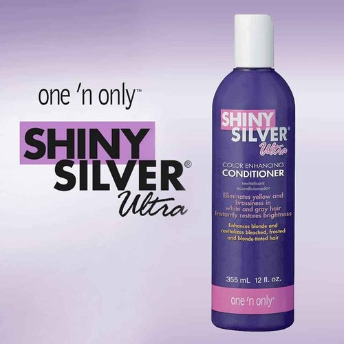 Shiny Silver Conditioner Ultra Color Enhancing 12 Ounce (354ml) (3 Pack)