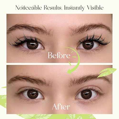 CALAILIS Lash Remover for Lash Extensions Low Irritation Eyelash Extension Remover for Sensitive Skin Quick Dissolves Lash Extension Remover Kit for Professional or Salon Use (10g, Rose)