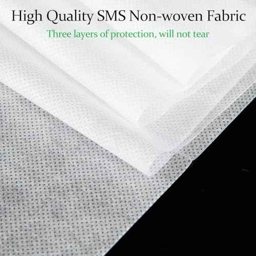 Disposable Bed Sheets 200 Pcs - 31" x 71" Non-Woven Fabric Massage Table Covers - Breathable SPA Bed Sheets for Beauty Treatments & Tattoos (White)