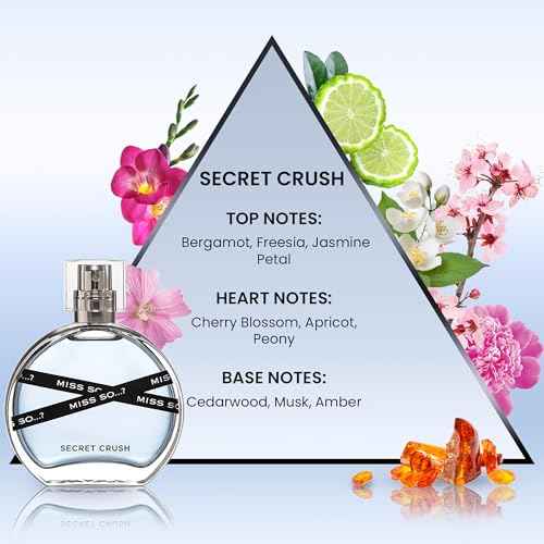 So¡¦? Miss Set - Perfumes for Women with Floral, Fruity and Vanilla Perfume Notes - 800 Sprays - Gifts for Women - 3 pcs Gift Set