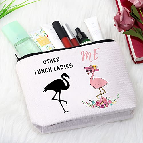 GJTIM Lunch Lady Gift Lunch Lady Appreciation Gift Portable Cosmetic Storage Bag for Cafeteria Worker (Other Lunch Ladies Me)