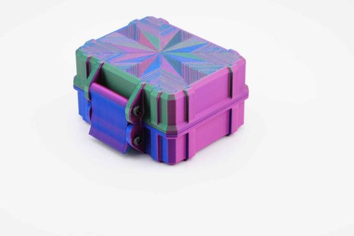 Vial Guard Storage Hard Case for 3ml, 5ml, 10ml, 30ml Vials, Secure Holder Multiple Sizes (Metalic, 4 x 3ml 1 x 30ml)