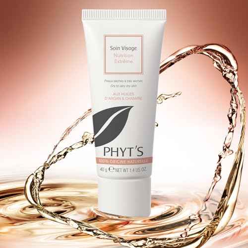 Phyts Extreme Nutrition Facial Treatment - Face Moisturizer with Lavandin Essential Oil - Face Cream for Dry Skin Restores Softness - 1.4 oz