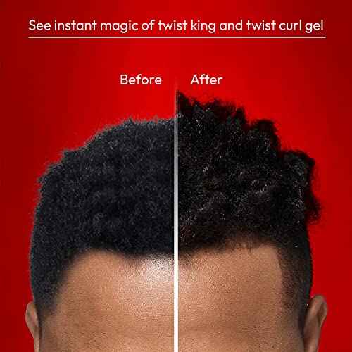 RED by Kiss X Bow Wow Styler Fixer Twist Curl Gel, Soft Hold for Afro Hair, Moisturizing with Coconut Scent, Ideal for 360 Waves & Twists, Nourished and Naturally Shiny