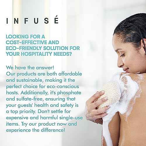 Terra Pure Infuse Hotel Body Wash/Hand Soap | 1 Gallon | Designed to Refill Soap Dispensers (Set of 4)