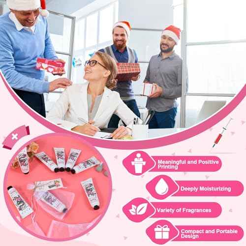 Kolewo4ever 90pcs 30 Sets Nurse Hand Cream Nursing Appreciation Gifts CNA Week Gifts Travel Size Hand Lotion for Dry Cracked Hands Gifts for Nursing Graduation Nurses Week New Nurses
