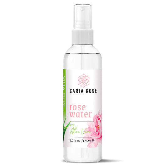 Rosewater Hydrating Spray with Aloe Vera | Rose Water Facial Toner with Aloe Vera (4.2 oz)