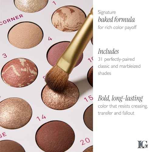 LAURA GELLER NEW YORK The Ultimate Palette Minimalism Maximized | Includes 31 Baked Eyeshadows in Classic and Marble with Matte & Shimmer Finishes