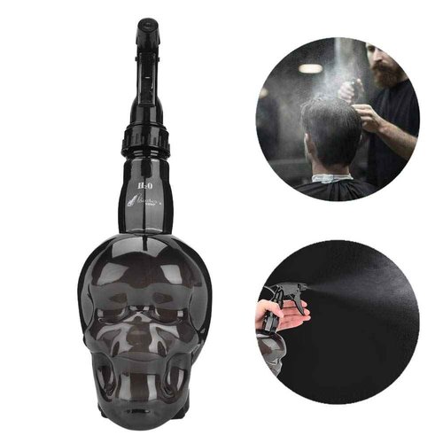Hair Mist Sprayer 250ml Barber Spray Bottle ABS Vintage Beauty Eco-friendly Home(black)