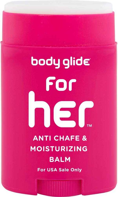 Body Glide Original Anti Chafing Stick Balm (2.5oz) and Body Glide For Her Anti Chafe Balm (1.5oz)