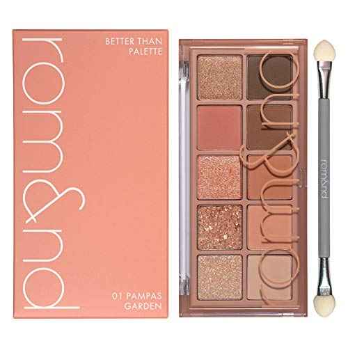 rom&nd Betterzan Palette #01 Pampas Garden Eye Shadow, 0.3 oz (7.5 g)