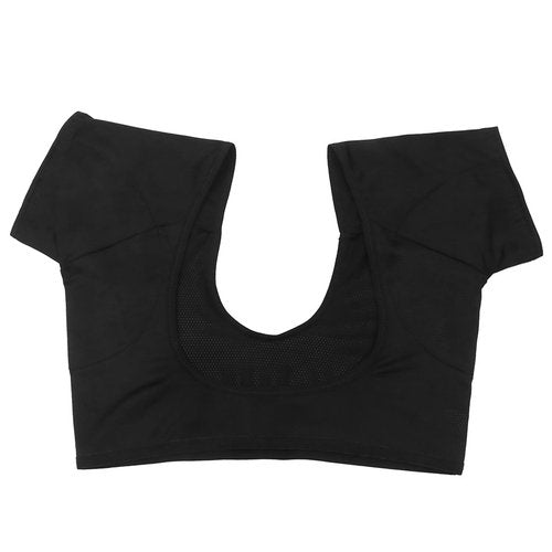 Breathable Underwear Vest for Women Quick Absorb Underarm Sweat Pads Comfortable Washable Short Sleeve Vest for Summer Activities Reusable Durable Design