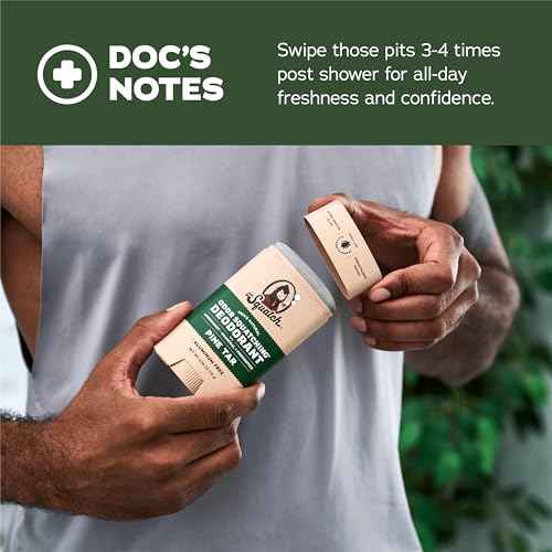 Dr. Squatch Manly Soap and Deodorant Variety Pack - Handmade with Organic Oils, Aluminum-Free - Wood Barrel Bourbon and Pine Tar - Natural Men's Care Bundle