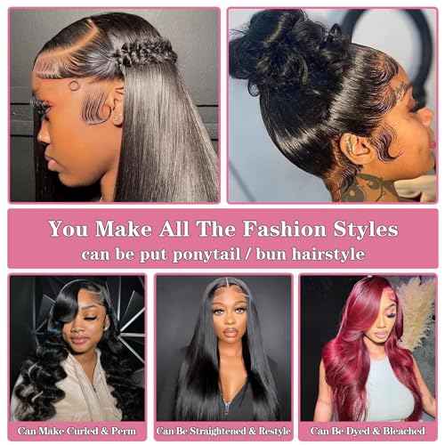 Body Wave Lace Front Wigs Human Hair Pre Plucked HD Transparent 13x6 Lace Frontal Wigs Human Hair 180% Density Human Hair Lace Front Wig for Women with Baby Hair Glueless Wig 22 Inch