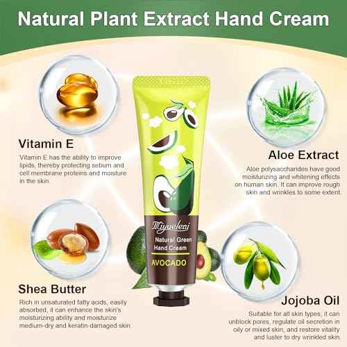 Hand Cream Gifts Set For Women, Teacher Appreciation Gifts, Bulk Hand Lotion for Dry Cracked Hand, Mini Travel Size Hand Cream, Christmas Birthday Mothers Day Gift for Teacher Nurse Coworker