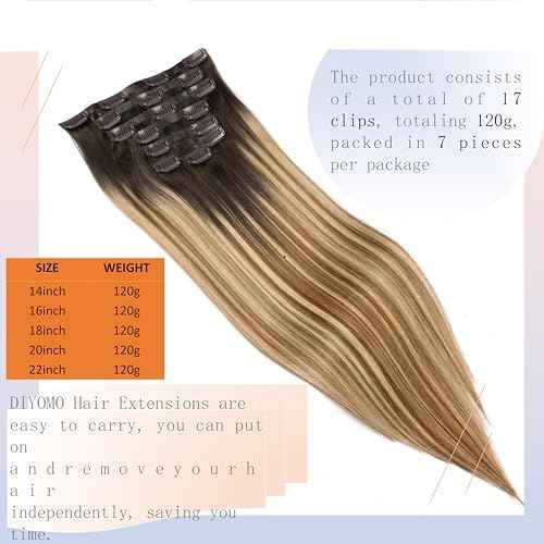 human hair clip in extensions 120g 7pcs PU Clip seamless clip in hair extensions human hair 14Inch P216 Dirty Blonde to Caramel Blonde