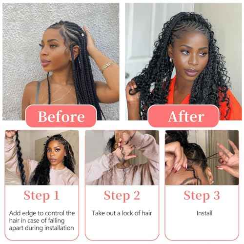 Human Braiding Hair 2 Bundles/Pack 100g Deep Human Bulk Hair for Braiding No Weft Brazilian Grade 10A Virgin Human braiding Hair for Boho Braids Wet and Wavy Braids Extensions 24 Inch