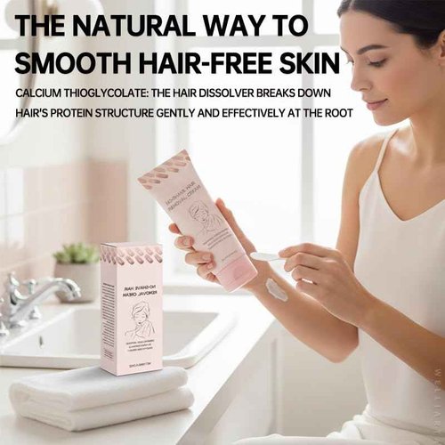 Hair Removal Cream, No Shave Hair Remover for Women, Fast and Gentle, Moisturizes and Nurtures Skin, Leaves Skin Smooth & Soft, 5.29 oz (1)