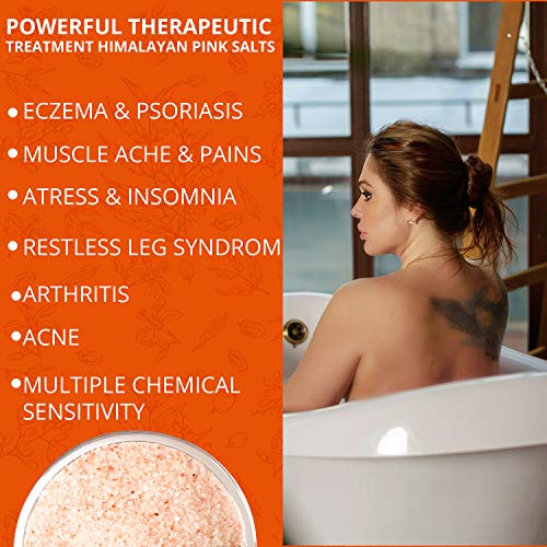 Natural Solution Pink Salt Body Soak with Blood Orange,Organic Joint & Muscle Relief Soak - 3 lbs