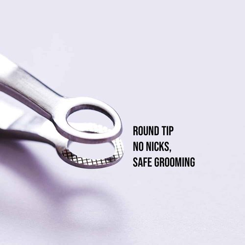 [Premium Hand-Made] Round tip Tweezers, 316 Surgical-Grade Stainless Steel for Safety, Precision tweezers, hair tweezers for plucking, Facial Hair Tweezers for Men & Women, Trim Tweezers