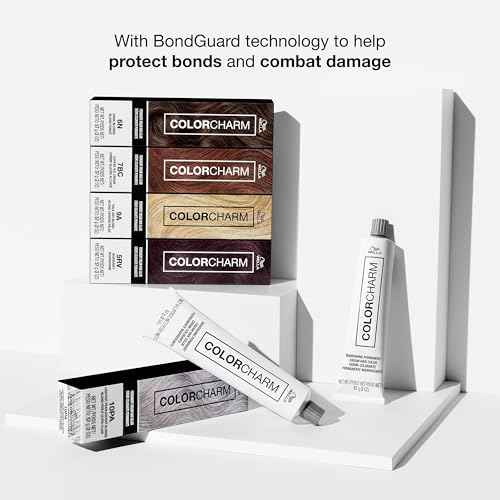 COLORCHARM Permanent Cream Hair Dye | Brown Hair Color | Medium to Golden Caramel, Cool Natural, Brunette Shades | 100% Gray Coverage | Vegan, Free of Phthalates & Parabens | 2 oz.