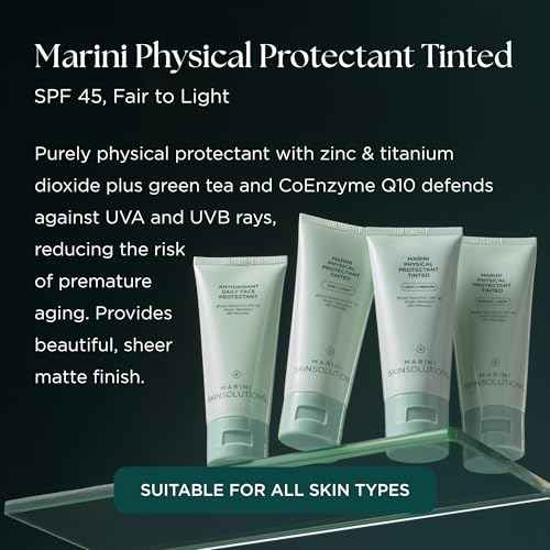 Physical Protectant Tinted - Fair to Light - Broad-Spectrum SPF 45 Sunscreen - Water Resistant (80 Minutes) - All Skin Types - Cruelty Free - Made in the USA - 2 oz