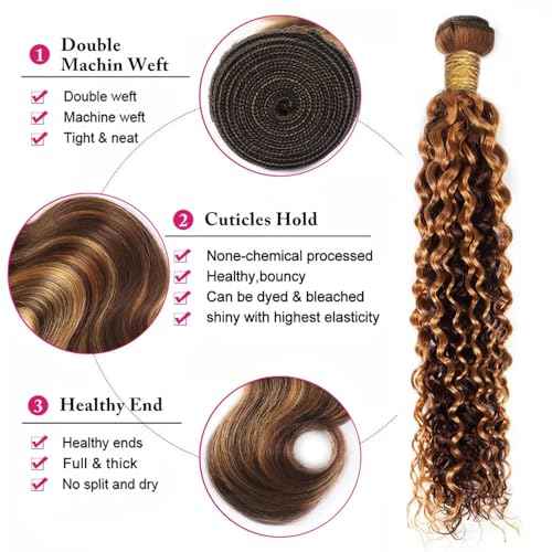 P427 Blonde Water Wave Bundles Human Hair Water Wave 3 Bundles 32 32 32 Inch Unprocessed Brazilian Virgin Highlight Blonde Water Wave Human Hair Extensions