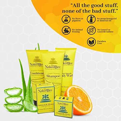 The Naked Bee Orange Blossom Honey Everyday Facial Care, Exfoliating Facial Cleansing Gel (5.5 oz) and Anti-Wrinkle Moisturizer SPF30 (2.5 oz) - 2 Piece
