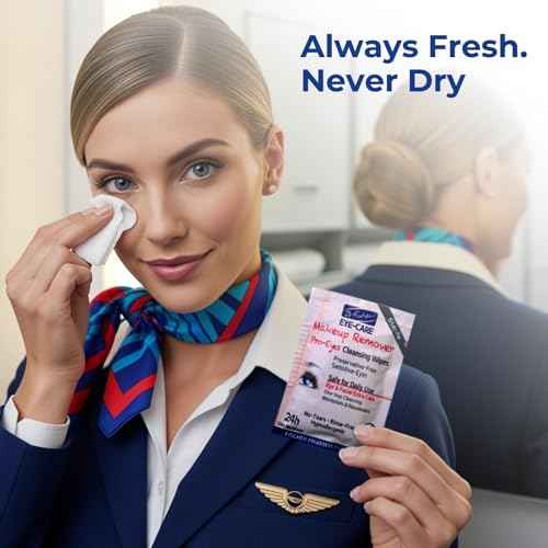 Dr. Fischer Makeup Remover Wipes - Sensitive Skin Formula, Individually Sealed, No Rinse, Eyes and Face Safe (30)