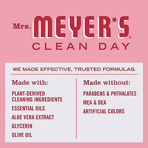 Mrs. MEYER'S CLEAN DAY Liquid Hand Soap, Peppermint, 12.5 oz (Pack of 3)