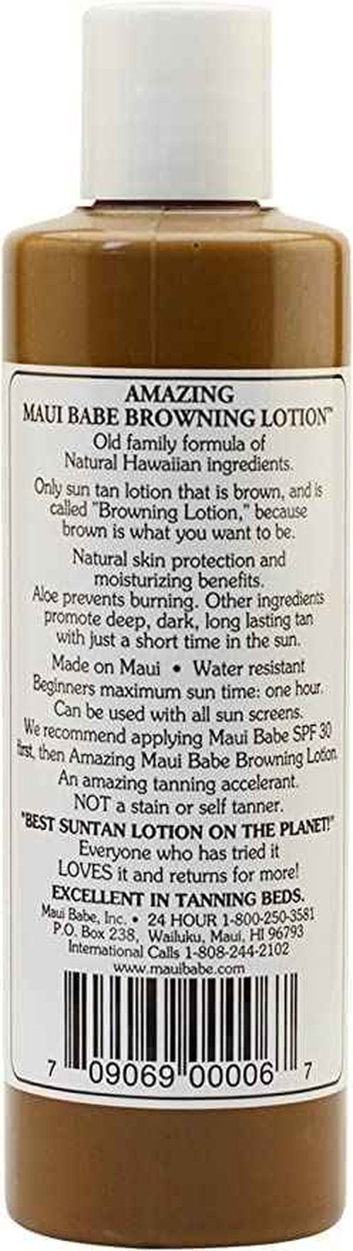 Maui Babe Tanning and Browning Lotion 8 Ounces (Pack of 2)