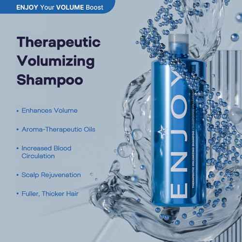 Enjoy Therapeutic Volumizing Shampoo, 33.8 Fluid Ounce