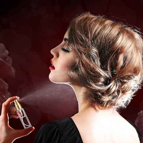 Domensi 90 Pcs 10 ml Empty Glass Perfume Bottles Bulk - Gold,Silver,Black Refillable Cologne Spray Atomizer with Pump, for Travel, Skincare, Haircare, Cleaning & DIY Essentials