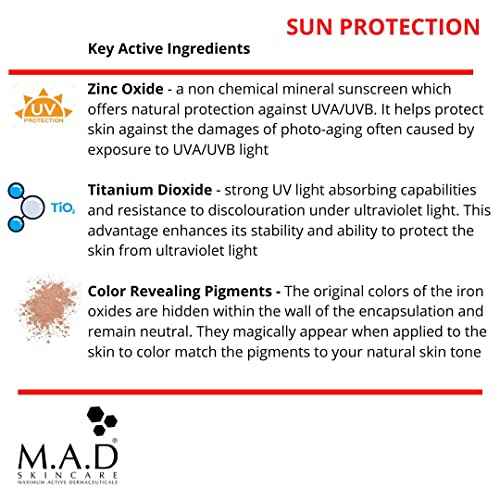 M.A.D SKINCARE SOLAR PROTECTION: Photo Guard SPF 50 Self-Adjusting Foundation Serum: Medium - 30g