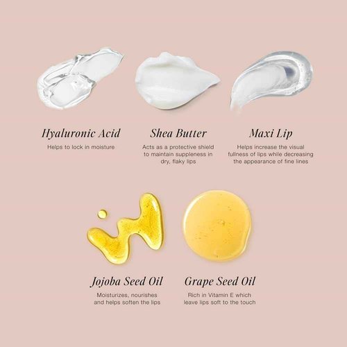 Jouer Mint Overnight Lip Masque – Moisturizing Lip Treatment - Lip Mask Formulated with Maxi Lip for Plumper Lips and Visual Fullness - Shea Butter for Hydration