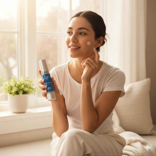 Carolyn's Facial Formulas Moisturizer Plus | Eye Cream | Cruelty-Free, Vegan Face Cream | Made in USA | Vitamin C Moisturizer for Face and Neck (50 ml – 1.7 fl oz)