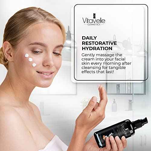 VITAVELLE Niacinamide Cream - Daily Niacinamide Moisturizer for Face - Strengthening Pore Reducer for Face with Plant-Derived Retinol, Shea Butter, & Niacinamide Serum For a Smooth & Even Complexion
