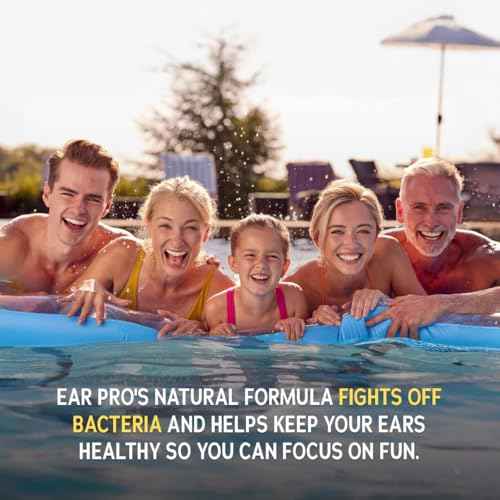 EarPro Natural Swimmer Ear Spray for Kids & Adults ? Block Water Before Swimming, Surfing or Diving - Replace Ear Plugs ? Safe & Easy Protection Against Trapped Water ? 4 Pack, Up to 800 Sprays.