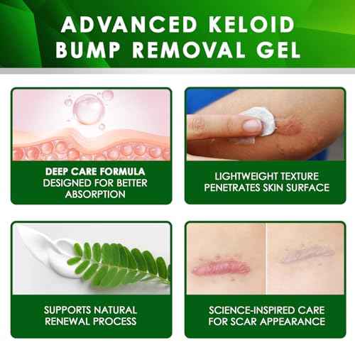 Tobcharm Advanced Keloid Bump Removal Gel, Silicone Scar Removal Cream for Keloid Treatment, Piercing Bumps, Acne Scars, Surgical Marks & Burns, Scar Gel for Ears, Face & Body 2-Pack (2¡¿30g)