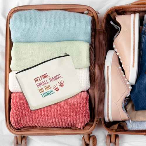 Occupational Therapist Gifts Makeup Bag Positive Occupational Therapy Appreciation Gifts Cosmetic Bag for Women Coworker Friend Nurse Practitioner Assistant Physical Therapy Girls Birthday Christmas