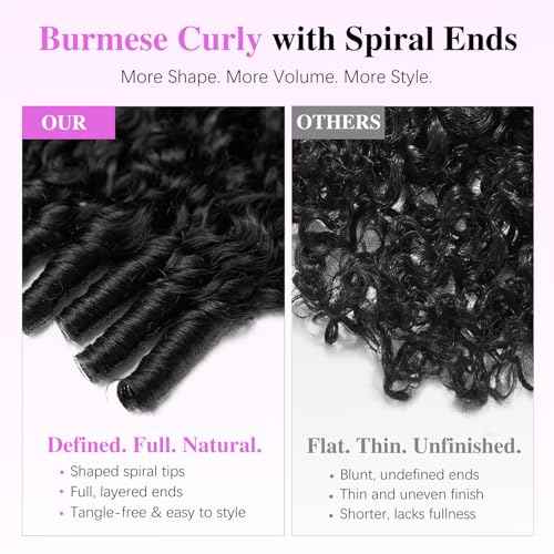 7x6 Burmese Curly Glueless Wigs Human Hair Pre Plucked Pre Cut 250% Density Drawstring Wig for Black Women 7x6 HD Lace Front Wigs Human Hair Glueless Wear and Go Nautural Color 16 Inch