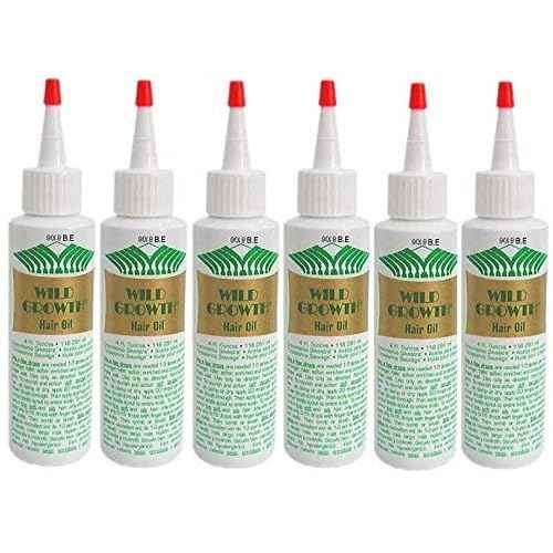 WILD GROWTH HAIR OIL 4 oz Bottle (Special 6 PACK) Detangler/Extender! With Olive, Jojoba, Coconut Oils & More!