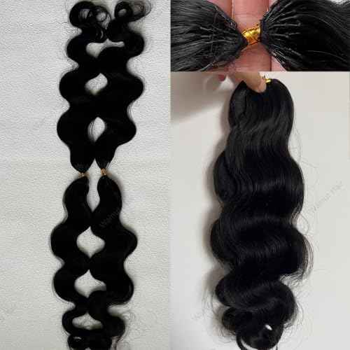 Body Wave Pre Separated Crochet Human Hair Braids Extensions Body Wave Brazilian Virgin Hair for Boho Braiding Knotless Feather Hair Extensions For Black Women Natural Color 16inch 120g